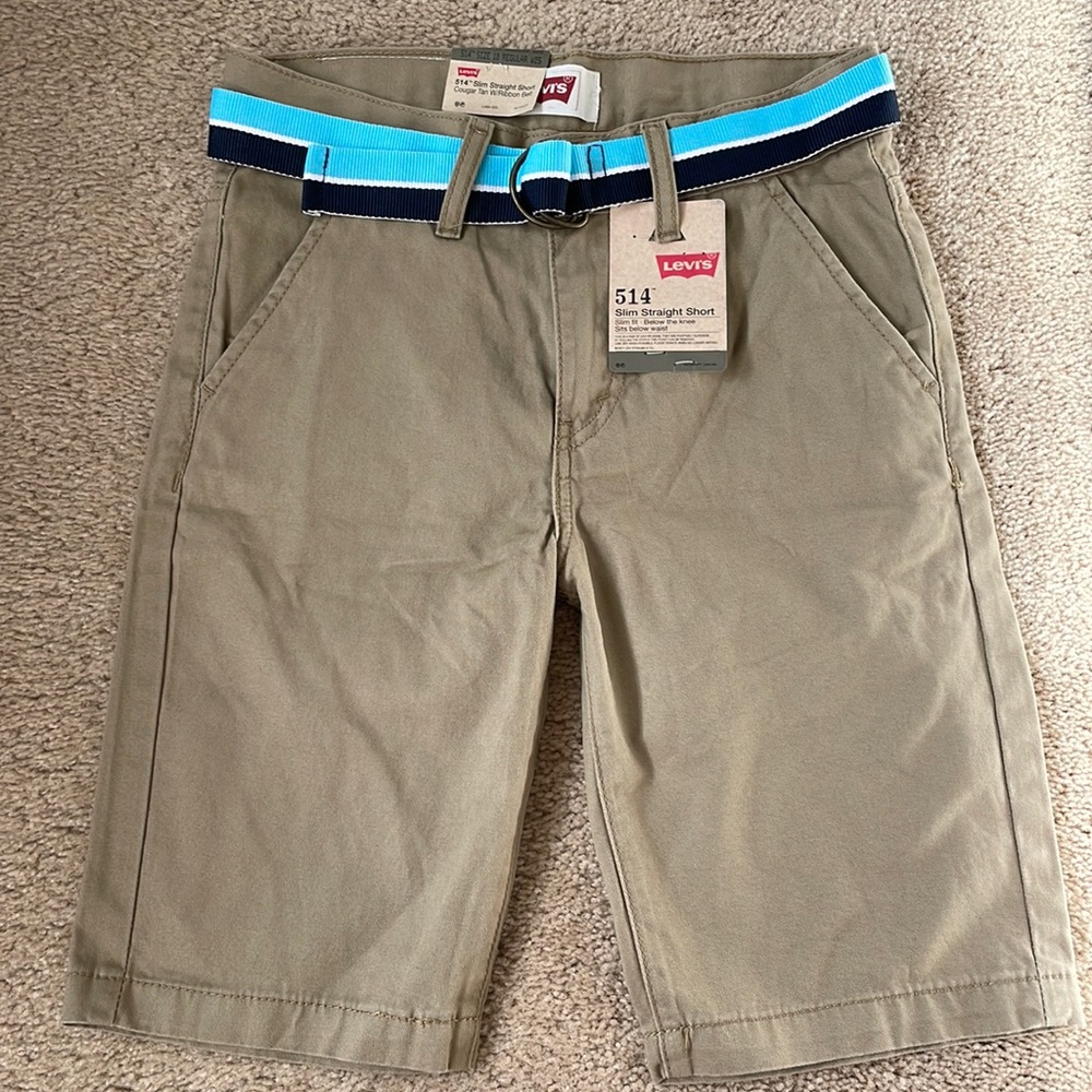 LEVI’S 514 Boy’s Slim Straight Khaki Short